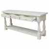 International Concepts Rectangle Tuscan Console Table, 70 in W X 17 in L X 30 in H, Wood, Unfinished OT-17S